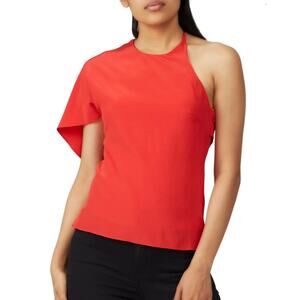 Cushnie Cold Shoulder Cape Sleeve Top 2